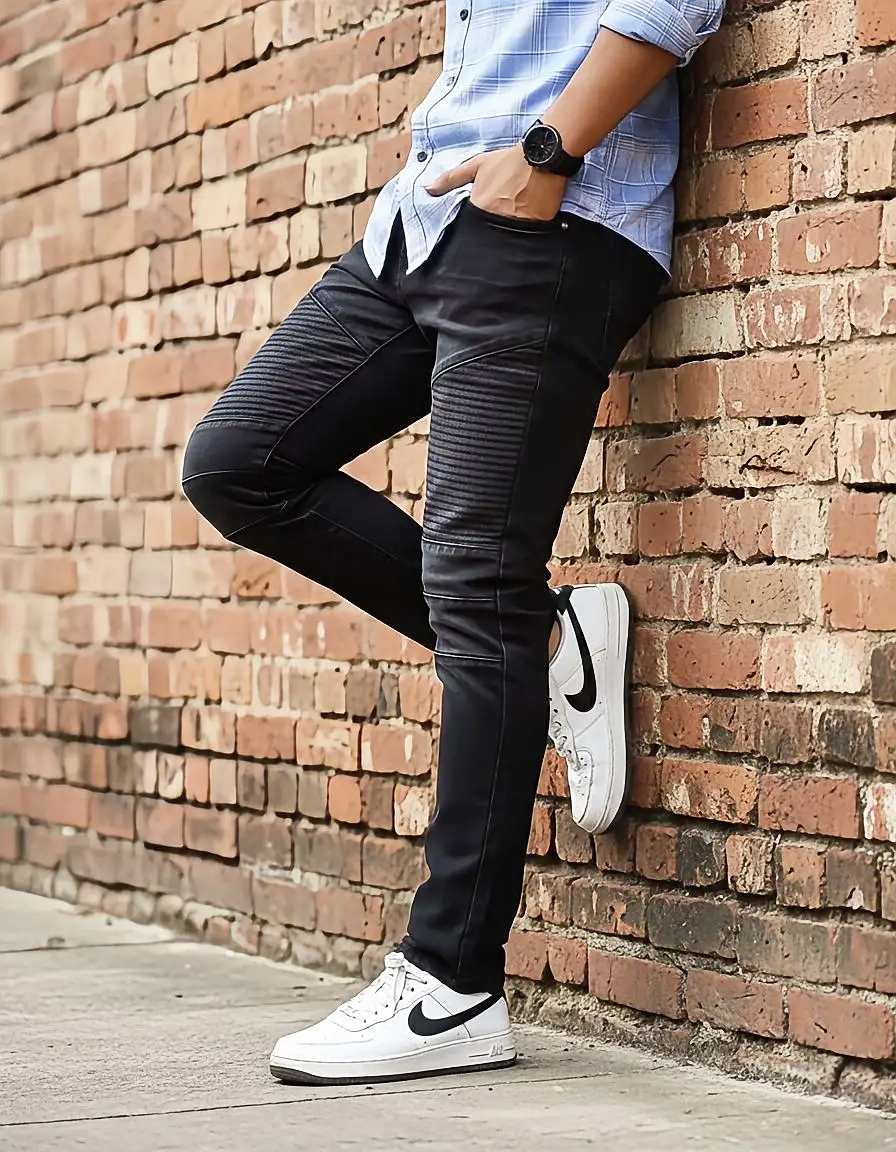 NEW FOUR POCKET CARGO – 9 ASH BLACK.